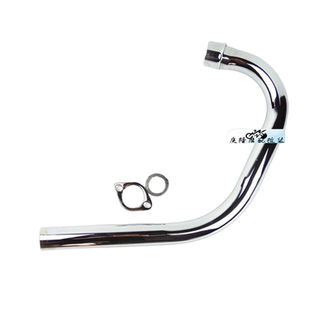 CG125摩托车排气管前段改装复古双层含附件台湾野狼排气筒