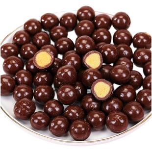比比赞麦丽素巧克力糖果小包装零食过年年货巧克力豆（代可可脂）