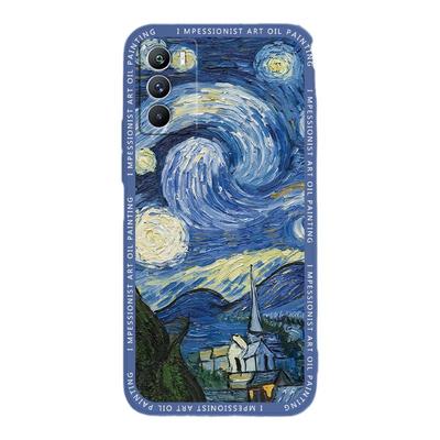 油画玫瑰适用vivoT1手机壳T1X/T2X新款vivo硅胶vovit保护套viv0vot星空向日葵花朵全包防摔男女步步高viovt软