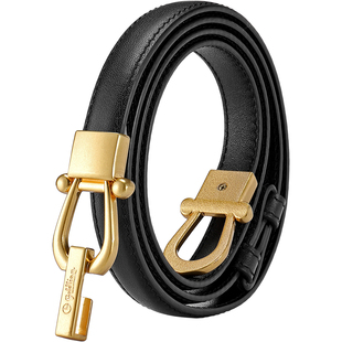 金利来2026新款女士细腰带真皮时尚ins风皮带配裙子大衣腰链百搭