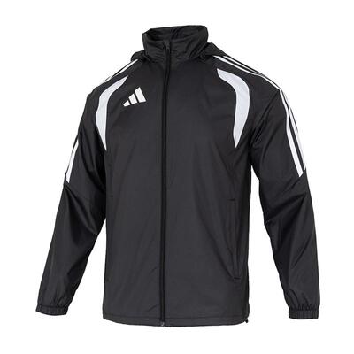 Adidas阿迪达斯男装2026春季新款TIRO26L WB梭织连帽外套JY9733