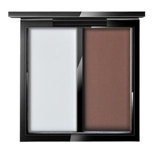 红与黑双色高光修容一体盘哑光暗影阴影鼻影侧影修饰提亮脸部轮廓