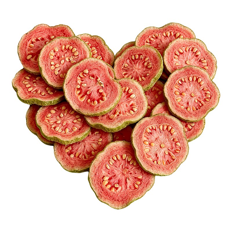 红心芭乐干片番石榴果干茶饮品鸡尾酒蛋糕烘焙装饰泡水喝无添加糖