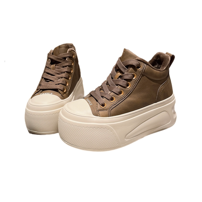 轻便休闲板鞋加绒面包鞋女鞋