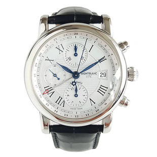 【自营】中古99新万宝龙腕表精钢计时全自动机械机芯手表男款