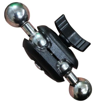 17mm球头转1/4内外车载手机支架万向云台转接头豌豆荚连接配件