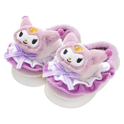 儿童棉拖鞋秋冬女童公主可爱