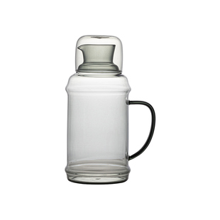 观岚高硼硅玻璃凉水壶耐高温冷水壶套装家用冰箱果茶壶杯子凉水杯