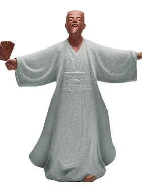 中式家居历史三国人物摆件客厅