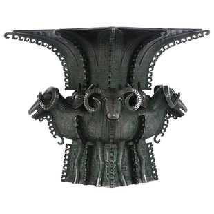 仿古青铜器《四羊方尊》黄铜摆件铜鼎中式办公室客厅开业乔迁礼品