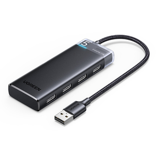 绿联usb插头多口拓展坞typec3.0分线器hub集线器台式延长线u盘转换器转接头笔记本电脑usb多接口扩展器一分四