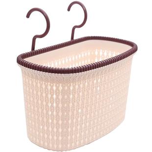 浴室挂篮塑料悬挂收纳篮卫生间洗澡篮壁挂挂钩宿舍床边置物架浴筐