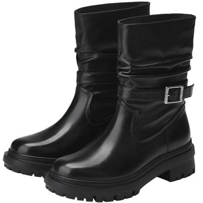 73hours厚底增高西部堆堆靴