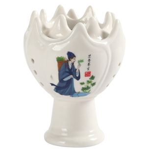 陶瓷头疗艾灸罐随身灸艾灸头部神器家用头疗专用工具器具艾灸刮痧