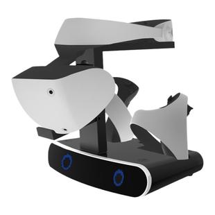 PSVR2手柄充电底座带显示灯开关PSVR2手柄座充带可收纳眼镜支架