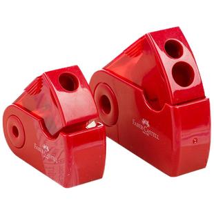 德国辉柏嘉卷笔刀手动素描美术生专用速写小学生彩铅炭笔小迷你便携式削笔器铅笔刀耐用转笔刀儿童双孔刨笔刀