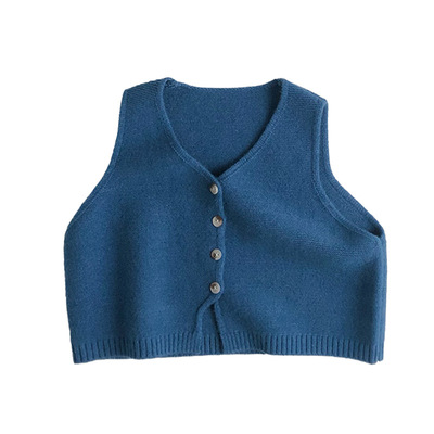 JIUMI春男宝针织背心做旧阔腿裤