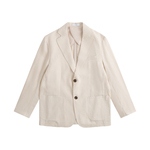 TUTM男装 100%亚麻老钱风休闲西装春夏薄款透气男士西服外套套装