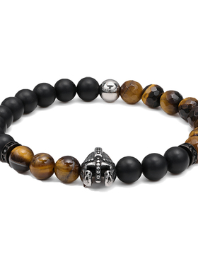 VAXE高级感手链虎眼石潮酷男