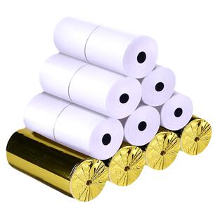 热敏打印纸57x50打印纸80x80热敏纸收银纸80x60x50美团饿了么外卖厨房超市收银机57x40x30通用58mm小票纸整箱