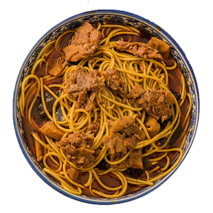 定中街牛杂面襄阳牛肉面海带面速食襄阳特产厂家直销四份包邮