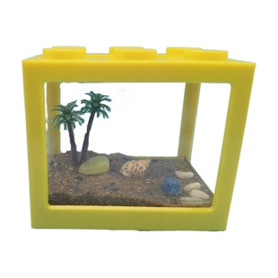 套餐辣椒蟹迷你宿舍小螃蟹桌面微景观儿童生日礼物生态缸懒人宠物