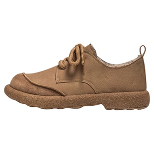 NewRockstarChoppa 冬季复古勃肯棉鞋男款加绒保暖厚底小众德比鞋