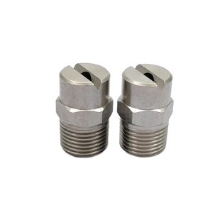 304不锈钢扇形喷嘴高压洗车工业微滤机清洗工地除尘扇型雾化喷头