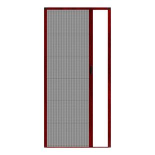 铝合金推拉免打孔纱门阳台隐形平移折叠纱窗门防蚊虫伸缩入户沙门