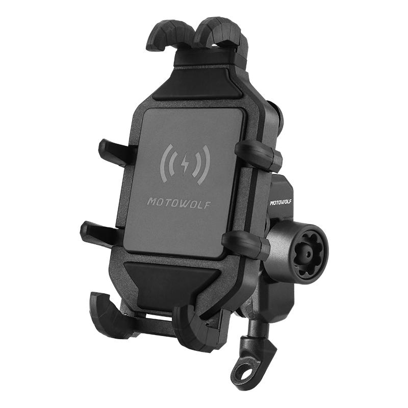 摩多狼摩托车手机导航支架配件包骑士车载车把龙头改装铝合金装备
