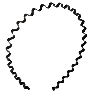 短发过渡期神器黑色隐形头箍大波浪发箍男女同款发卡洗脸运动发捆