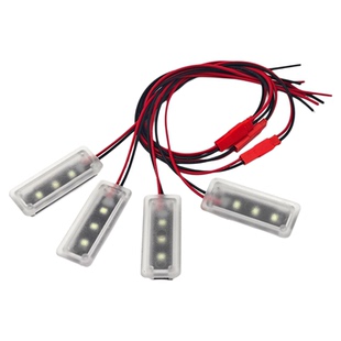 汽车氛围灯LED脚底灯粘贴安装单色灯模块冰蓝粉紫黄绿红24V/12V