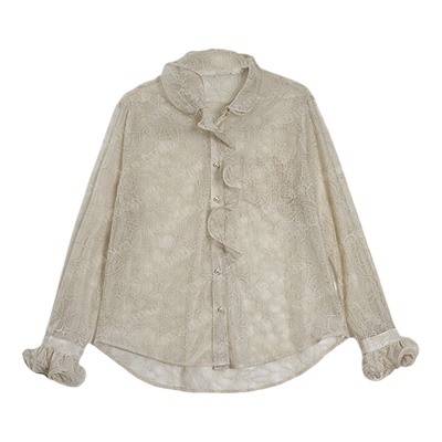 超好看衬衫女高级感轻奢减龄洋气