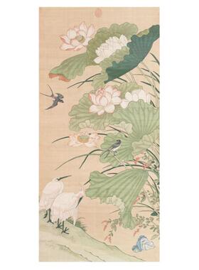 高清艺术喷绘画芯临摹学习卷轴画