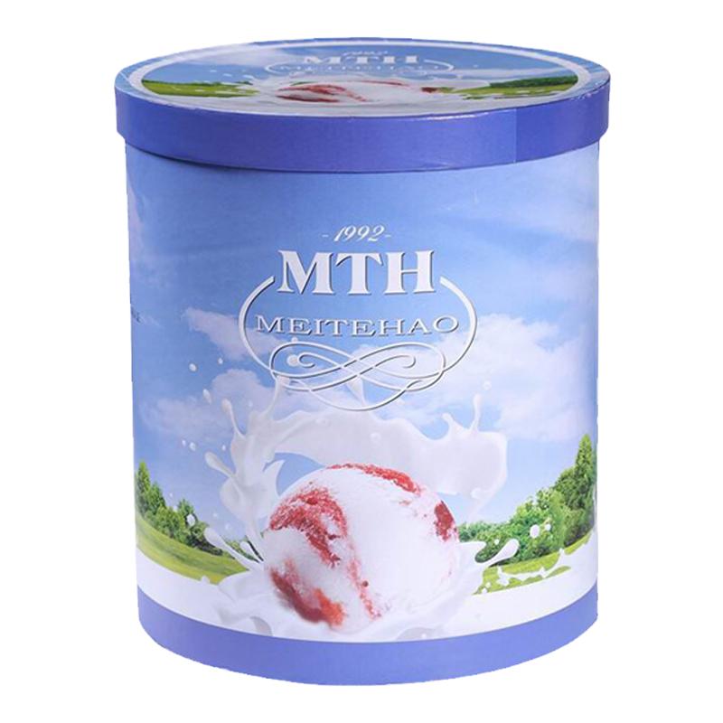 美特好大桶裝冰淇淋冰激凌冰激淋4KG冷飲商用網(wǎng)紅雪糕2桶包郵