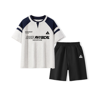 匹克童装儿童夏季套装2026新款男童羽毛球训练服夏季网球两件套薄