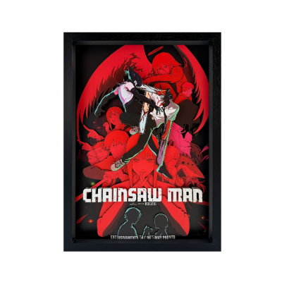 凹凸Panda手作电锯人ChainsawMan链锯人蕾塞Raze电次玛奇玛装饰画