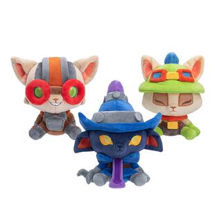 英雄联盟LOL约德尔人提莫吉格斯维迦新款毛绒公仔玩偶摆件