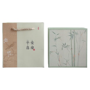 茶杯盒子主人杯礼品盒伴手礼手提袋套盒空盒送人包装收纳盒茶道盒