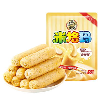 徐福记米格玛夹心果卷零食饼干