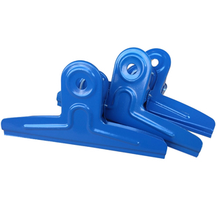 铁夹大号20cm画板夹票据夹文件报纸夹蓝色试卷夹A3金属板夹文件夹