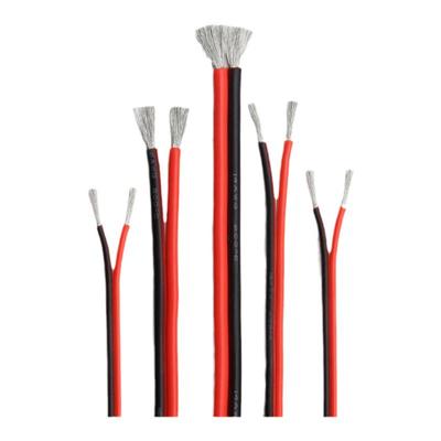 镀锡铜丝特软硅胶双并线柔软电线