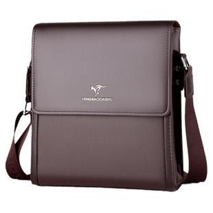 正品男包单肩包商务斜挎包男士皮包时尚休闲背包大容量手提公文包