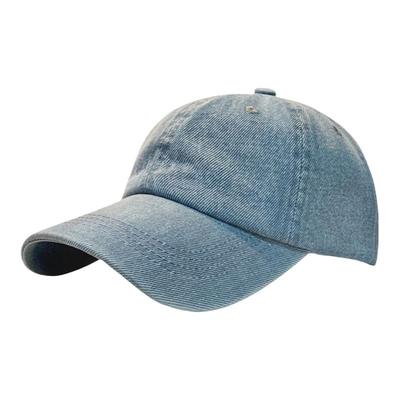 韩版复古显脸小牛仔软顶棒球帽