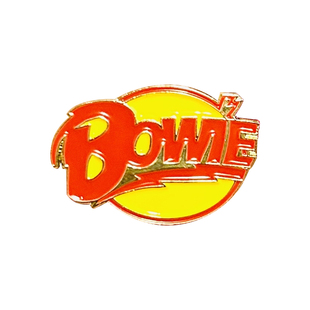 大卫鲍伊金属徽章DavidBowie胸针英国摇滚歌手纪念饰品