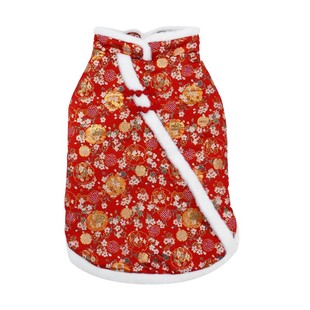 宠物狗狗衣服过年秋冬季喜庆新年战袍柯基柴犬中型犬2026新款唐装