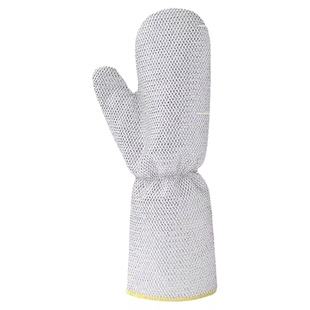 钢丝洗碗手套加长清洁隔热烫厨房刷碗女家用家务加厚耐用刷锅银丝