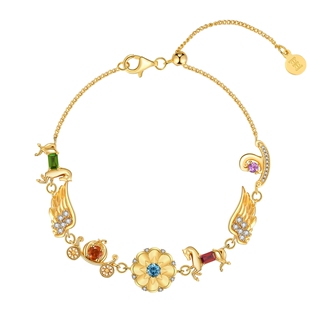 旋转木马薾曼原创彩宝复古手链轻奢精致小众气质马年闺蜜生日礼物