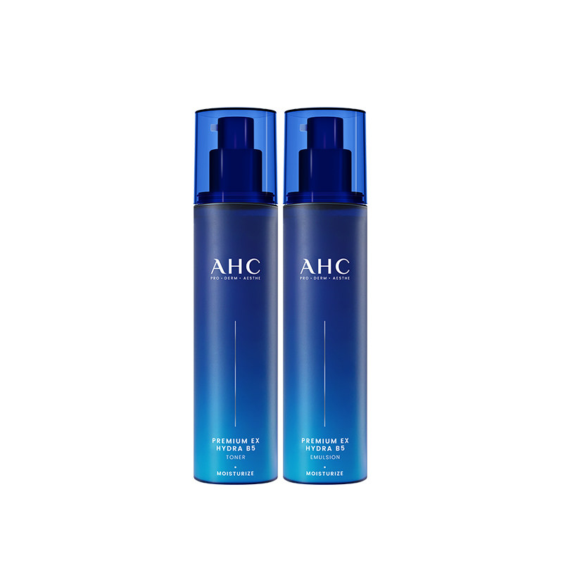 AHCB5玻尿酸水乳套装保湿补水