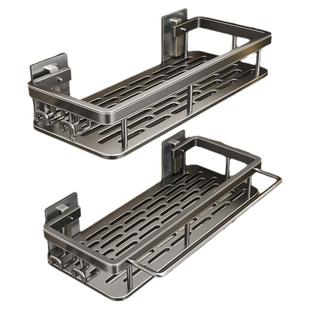 佳帮手卫生间置物架厕所浴室洗澡间洗手洗漱台免打孔壁挂收纳架子